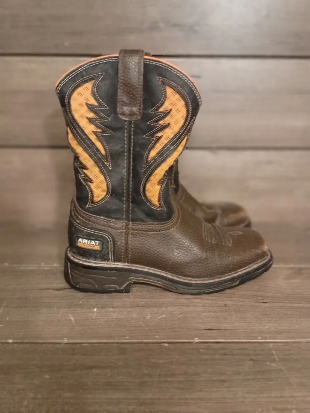 Ariat Work Kids VentTek Western Cowboy Boots Kids Size 13 10034159
